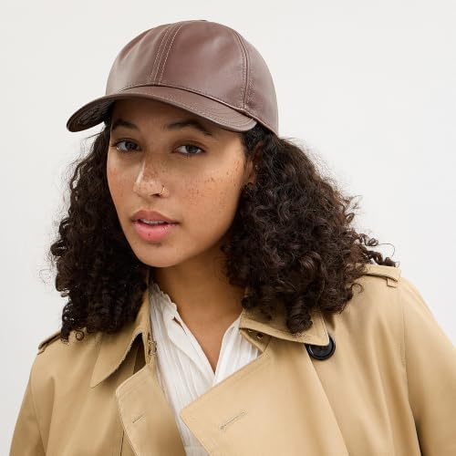 Amazon.co.jp: 【COACH(コーチ) 公式】レザーベースボールハット BROWN